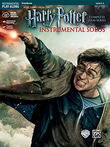 Harry Potter Instrumental Solos - Trombone: Selections from the Complete Film Series (incl. Online Code) (Alfred's Instrumental Play-Along, Level 2-3) von Alfred Music